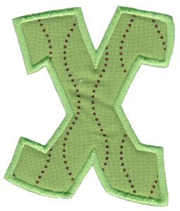 Kids Alpha Applique X