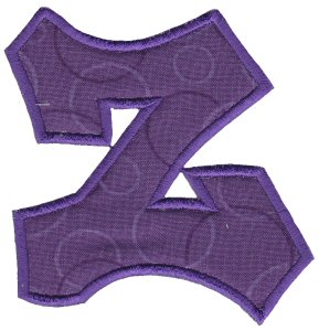 Kids Alpha Applique Z