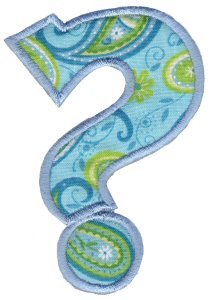 Kids Alpha Applique 12