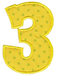 Kids Alpha Applique 3