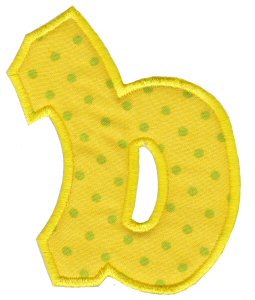 Kids Alpha Applique b