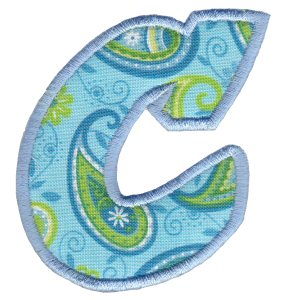 Kids Alpha Applique c