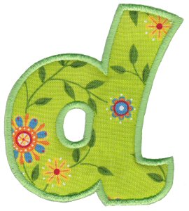 Kids Alpha Applique d