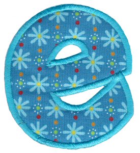 Kids Alpha Applique e