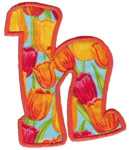 Kids Alpha Applique h