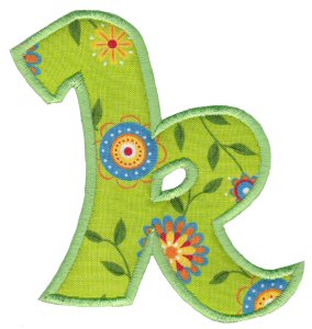 Kids Alpha Applique k