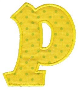 Kids Alpha Applique p