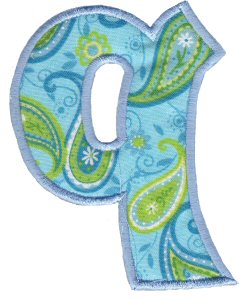 Kids Alpha Applique q