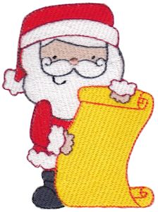 Santa Checking His List