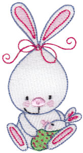 Machine Embroidery Designs | Little Bunny | Bunnycup Embroidery