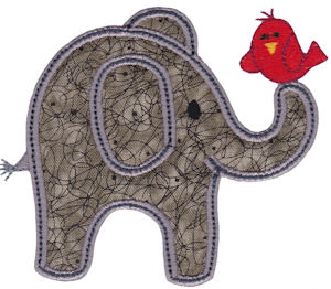 Little Elephant Applique 1