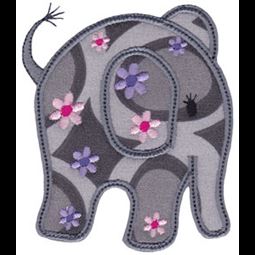 Little Elephant Applique 11