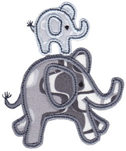 Little Elephant Applique 16