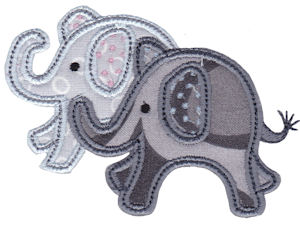 Little Elephant Applique 17