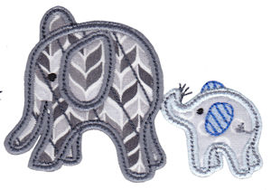 Little Elephant Applique 18