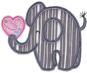 Little Elephant Applique 19