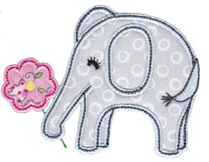 Little Elephant Applique 2