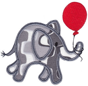 Little Elephant Applique 3