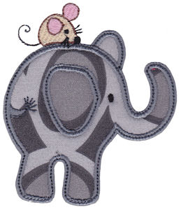 Little Elephant Applique 4