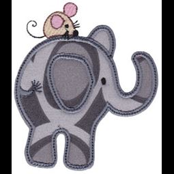 Little Elephant Applique 4