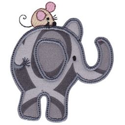 Little Elephant Applique 4