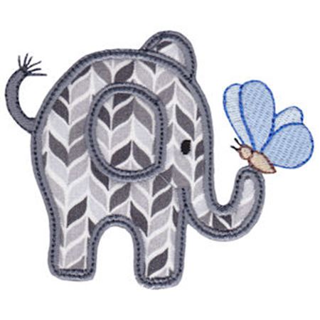 Little Elephant Applique 5