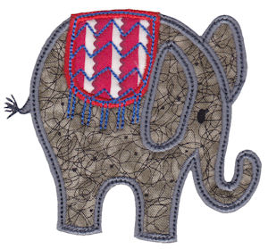 Little Elephant Applique 8