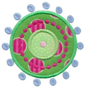 Lots Of Dots Applique 13
