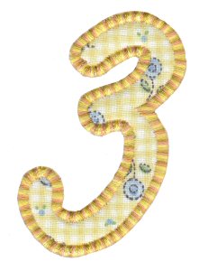 Lovely Applique Alphabet 3