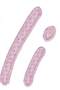 Lovely Applique Alphabet i