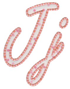 Lovely Applique Alphabet j