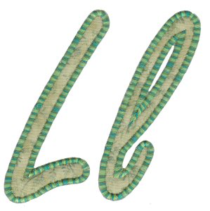 Lovely Applique Alphabet l