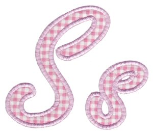 Lovely Applique Alphabet s