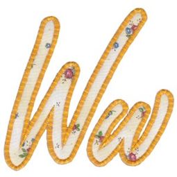 Lovely Applique Alphabet Applique Embroidery Designs - Bunnycup Embroidery