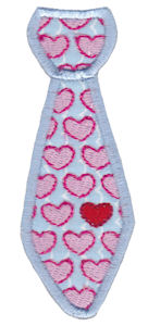 Applique Love Tie