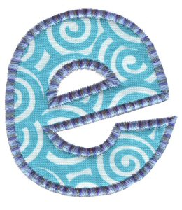 Martian Mania Lower Case e