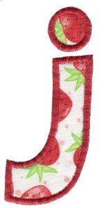 Martian Mania Lower Case j