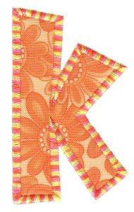 Martian Mania Lower Case k