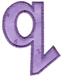 Martian Mania Lower Case q