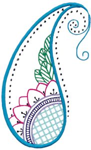 Mehndi Pailsey 10 5x7 6x10