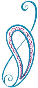 Mehndi Pailsey 11 5x7 6x10