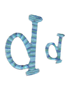 Miss Smarty Pants Alpha Lower Case d