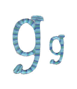 Miss Smarty Pants Alpha Lower Case g