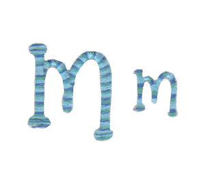 Miss Smarty Pants Alpha Lower Case m