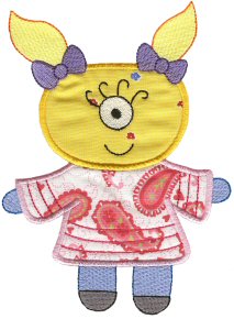Missy Monster Applique 1