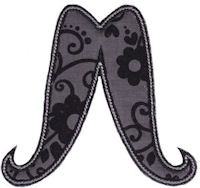 Moustache Applique