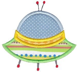 Spaceship Applique