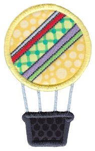 Hot Air Balloon Applique