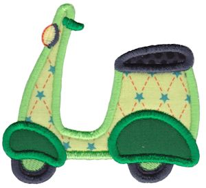 Moped Applique