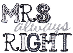 Mrs Always Right